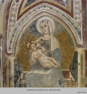 Thronende Maria lactans - Thronende Madonna del latte