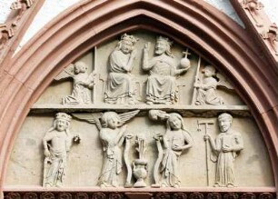 Westportal — Verkündigung und Krönung