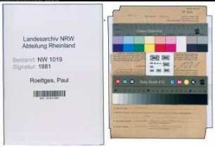 Entnazifizierung Paul Roettges , geb. 28.07.1911 (Konfektionaer)