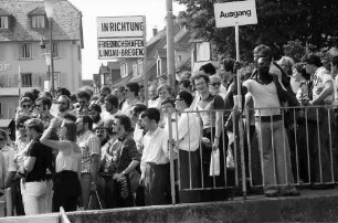 Meersburg: Fahrgäste am Anlegeplatz
