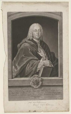 Bildnis des Gottfrid Daniel Hoffmann