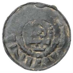 Fundmünze, Sachsenpfennig, um 1000 - 1025