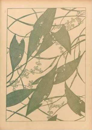 AE [Feuilles et fleurs (poncif)]
