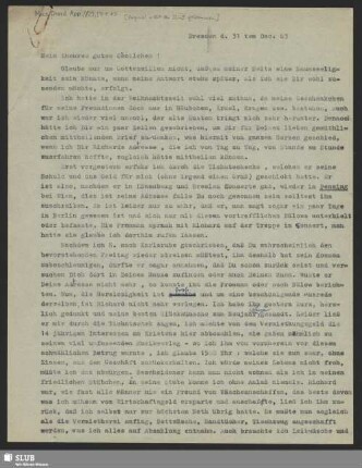 3,1: [Briefe von Minna Planer an Cäcilie Avenarius]