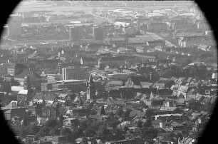 Freiburg: Teleblickpanorama vom Chemischen Institut