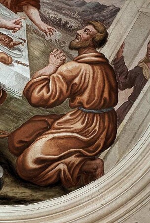 Abraham bewirtet die Engel