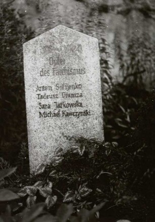 Gedenkstein für vier Opfer des Faschismus