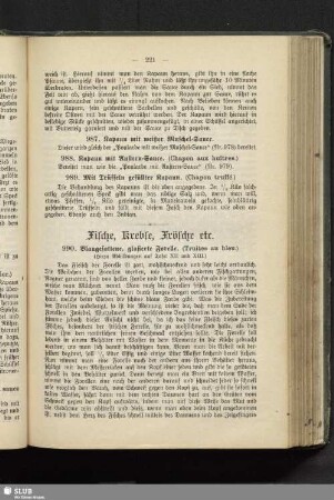 Fische, Krebse, Frösche etc.