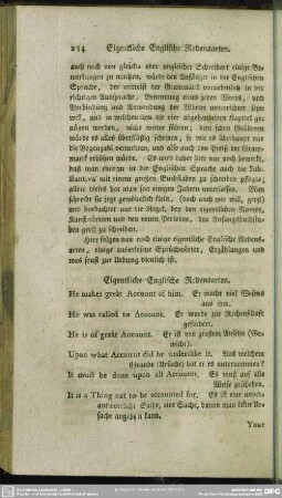 Eigentliche Englische Redensarten