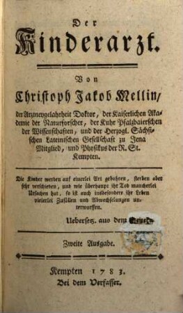 Der Kinderarzt