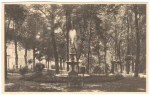 Anlage mit Springbrunnen