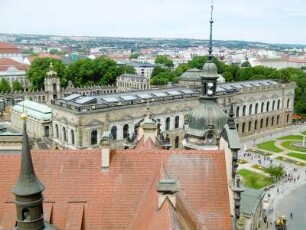 Dresden: Stadtansicht vom Hausmannsturm