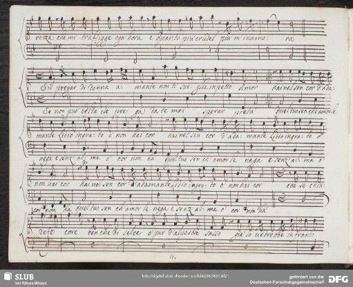 Recitativo: Che se chiudeto core