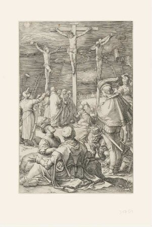Christus am Kreuz, Blatt 10 der Folge "Passion Christi"