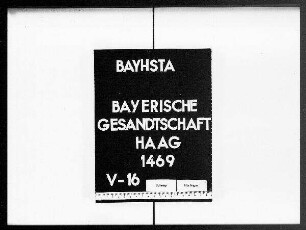 Briefe an die bayerische Gesandtschaft von de Lalande