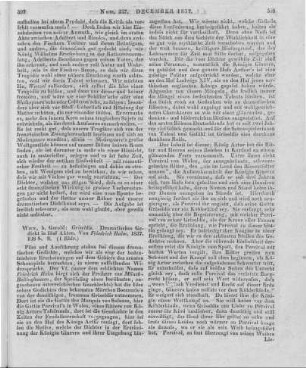 Halm, F. [i.e. Münch-Bellinghausen, E. F. v.]: Griseldis. Dramatisches Gedicht in fünf Akten. Wien: Gerold 1837