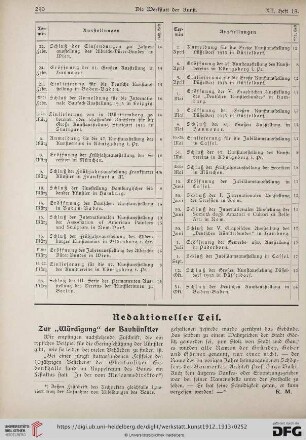 Zur "Würdigung" der Baukünstler