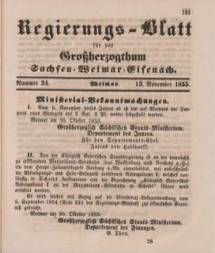 Nr. 24 : 15. November 1855