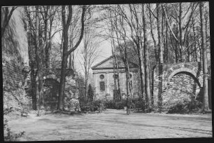 Nossen-Altzella. Stiftskirche u. Begräbniskapelle im Klosterpark Altzella
