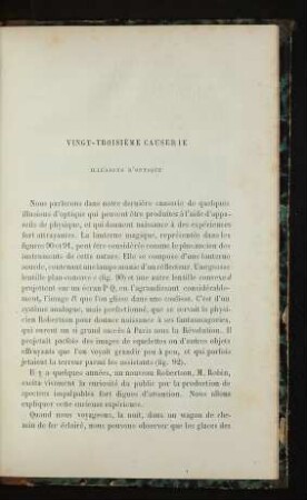 Vingt-troisième causerie [...]