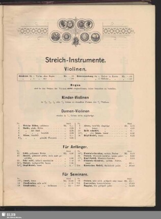 Streich-Instrumente