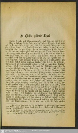In Christo geliebte Leser!