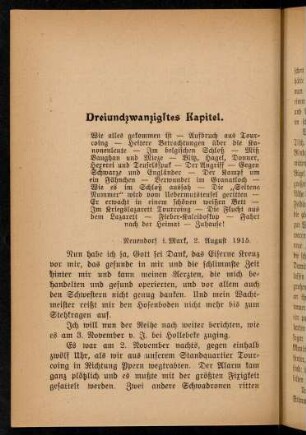 260-302, Dreiundzwanzigstes Kapitel