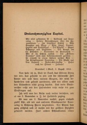260-302, Dreiundzwanzigstes Kapitel