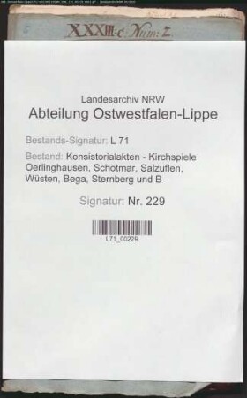 Reverse der Pastoren