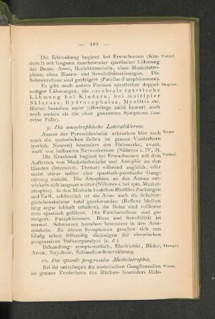 9. Die amoytrophische Lateralsklerose.