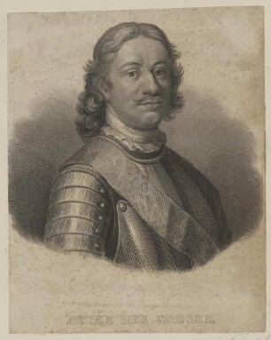 Bildnis des Peter der Grosse, Zar von Russland