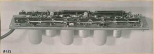 Feldstärkemesser (ZF Verstärker) Innenansicht; Foto 1953