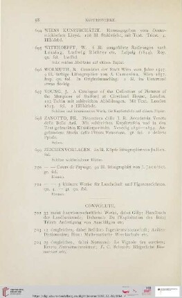 Convolute (Nr. 702 - 716)
