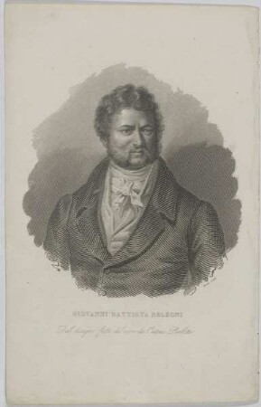 Bildnis des Giovanni Battista Belzoni