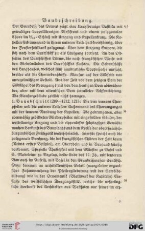 Baubeschreibung