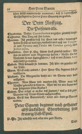 Der Dritt Auffzug.