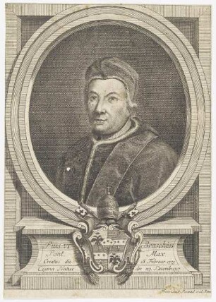Bildnis des Papst Pius VI.