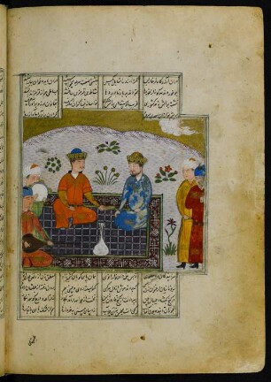 Illustration: Iskandar beim Ḫāqān von Čīn