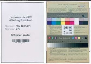 Entnazifizierung Walter Schrader , geb. 21.10.1904 (Gemuesehaendler)