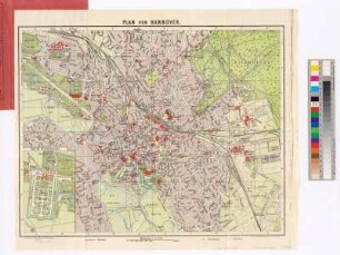 Stadtplan von Hannover, 1:12 000, nach 1933