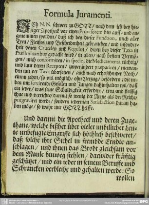 Formula Juramenti