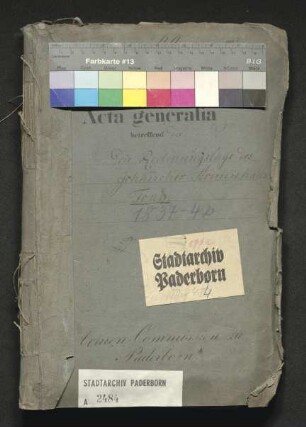 Rechnungslage über den Haushaltsfond des Gokircher Armenhauses