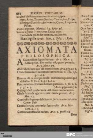 Axiomata Philosophica.