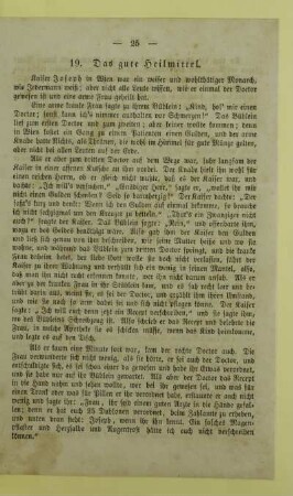 19. Das gute Heilmittel