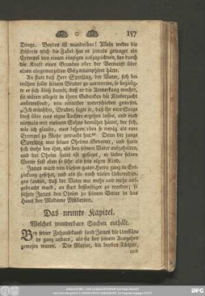 Das neunte Kapitel. Welches wunderbare Sachen enthält.