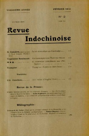 Février 1910. No. 2.