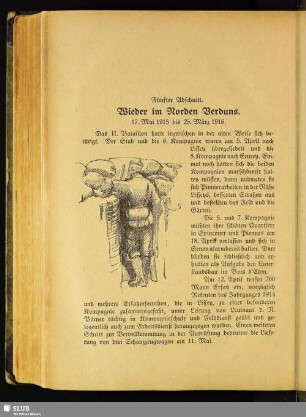 Fünfter Abschnitt. Wieder im Norden Verduns : 17. Mai 1915 bis 25. März 1916