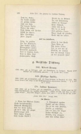 g. Geistliche Dichtung