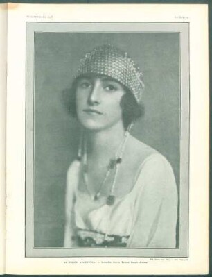 La mujer argentina. : Señorita María Teresa Bosch Alvear
