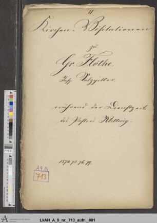 Groß Flöthe : Visitationsakten